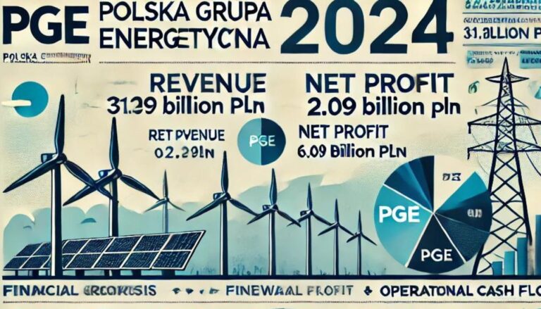Wyniki PGE za I półrocze 2024 roku